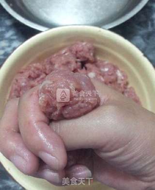 自制肉丸子的做法步骤:8