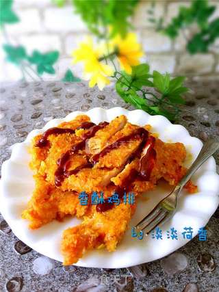 香煎鸡排的做法步骤:7
