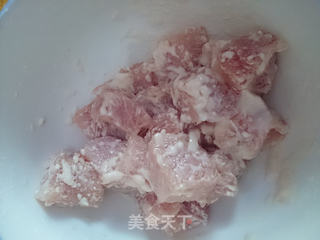 肉段烧茄子的做法步骤:2