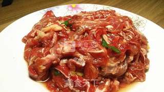 葱爆羊肉的做法步骤:4