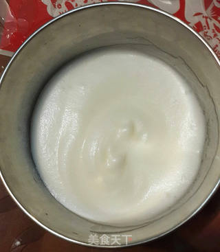 菠菜红豆戚风蛋糕的做法步骤:4