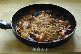 猪肉炖粉条的做法步骤:7