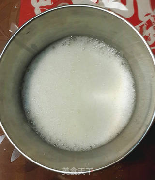 菠菜红豆戚风蛋糕的做法步骤:3