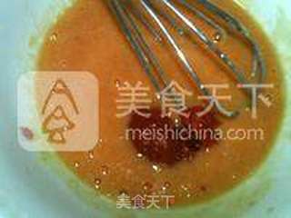 茄红素戚风蛋糕的做法步骤:4