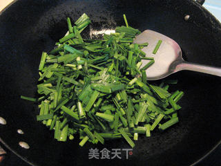 韭菜炒豆皮的做法步骤:5