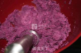 紫色诱惑——紫薯发糕的做法步骤：6