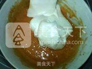 茄红素戚风蛋糕的做法步骤:10