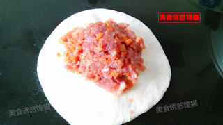 胡萝卜肉包的做法步骤:8