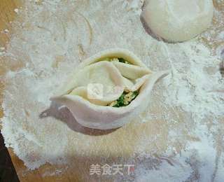 鸳鸯蒸饺的做法步骤:9