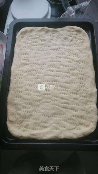 培根披萨的做法步骤:9