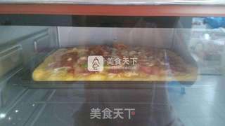 培根披萨的做法步骤:13