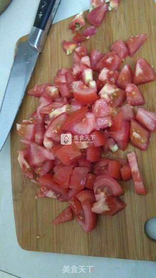 西红柿黄瓜炒年糕的做法步骤:6
