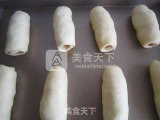 香肠肉松面包的做法步骤:6