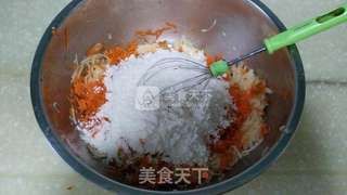 土豆胡萝卜软煎饼的做法步骤:3