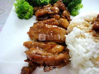 照烧鸡腿饭的做法步骤:13