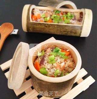 竹筒饭的做法步骤:12