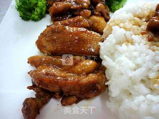 照烧鸡腿饭的做法步骤:12