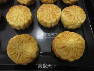 五仁月饼的做法步骤:16