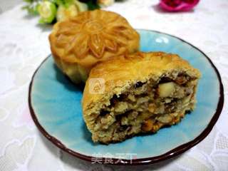 五仁月饼的做法步骤:17