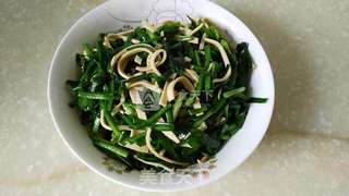 韭菜炒豆干的做法步骤:8