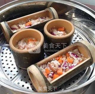 竹筒饭的做法步骤:10