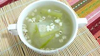 轻松美起来—薏仁冬瓜汤的做法步骤:7