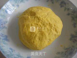 南瓜豆沙包的做法步骤:4