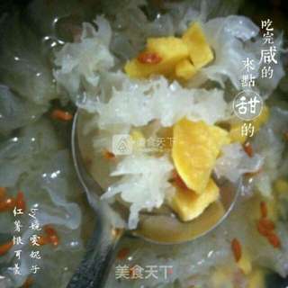 红薯银耳羹的做法步骤:9