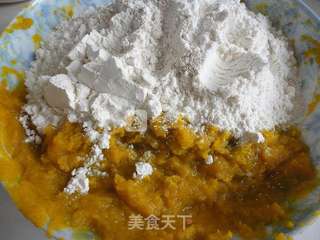 南瓜豆沙包的做法步骤:3