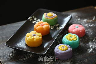 缤纷立体月饼的做法步骤:19
