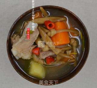 黄花菜土豆胡萝卜煲排骨汤的做法步骤:13
