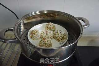 鸡蛋夹心丸子的做法步骤:9