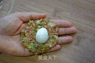 鸡蛋夹心丸子的做法步骤:5