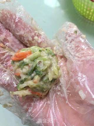 青萝卜丸子的做法步骤:5