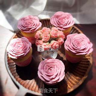乳酪戚风纸杯小蛋糕(附加奶油霜裱花制作)的做法步骤:26