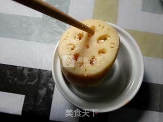 麻辣糯米莲藕的做法步骤:4