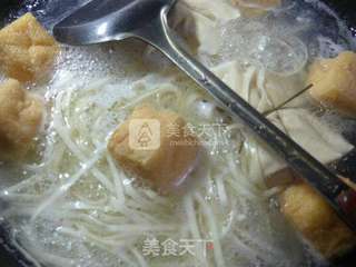 油豆腐面结面的做法步骤:3
