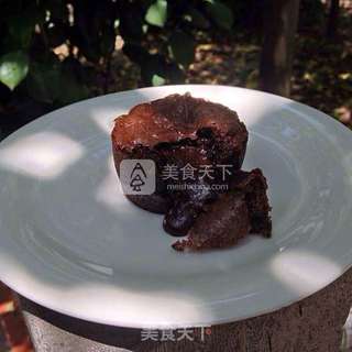 巧克力熔岩蛋糕的做法步骤:8