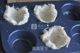 酸奶土司盅的做法步骤:5