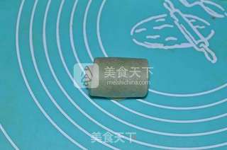 抹茶蛋黄酥的做法步骤:12