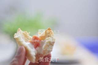 酸奶土司盅的做法步骤:9