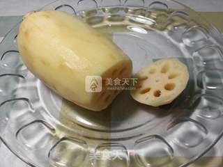 麻辣糯米莲藕的做法步骤:3