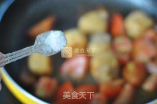 茄汁酿油豆腐的做法步骤:7