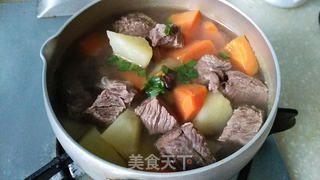 清炖牛肉汤的做法步骤:11