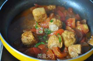 茄汁酿油豆腐的做法步骤:13