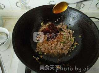 肉末炒粉丝的做法步骤:6