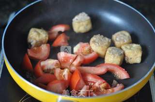 茄汁酿油豆腐的做法步骤:6