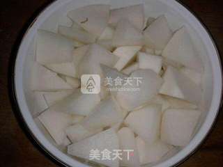白萝卜鸭架汤的做法步骤:5