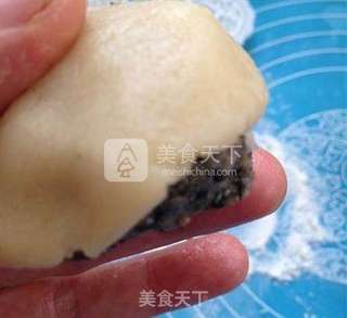 50克五仁、百果月饼的做法步骤:9