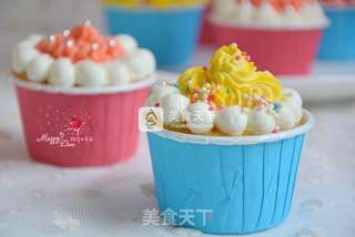 海绵杯子裱花蛋糕的做法步骤:26